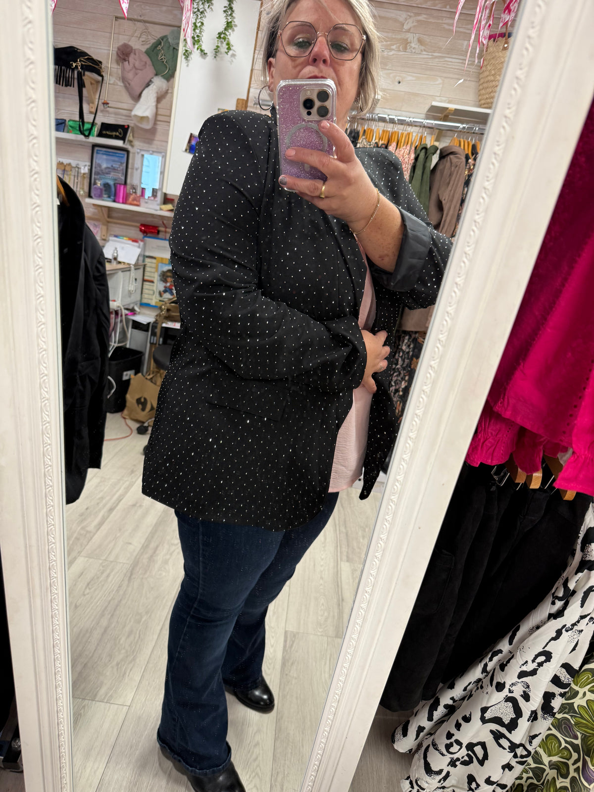 Veste à strass