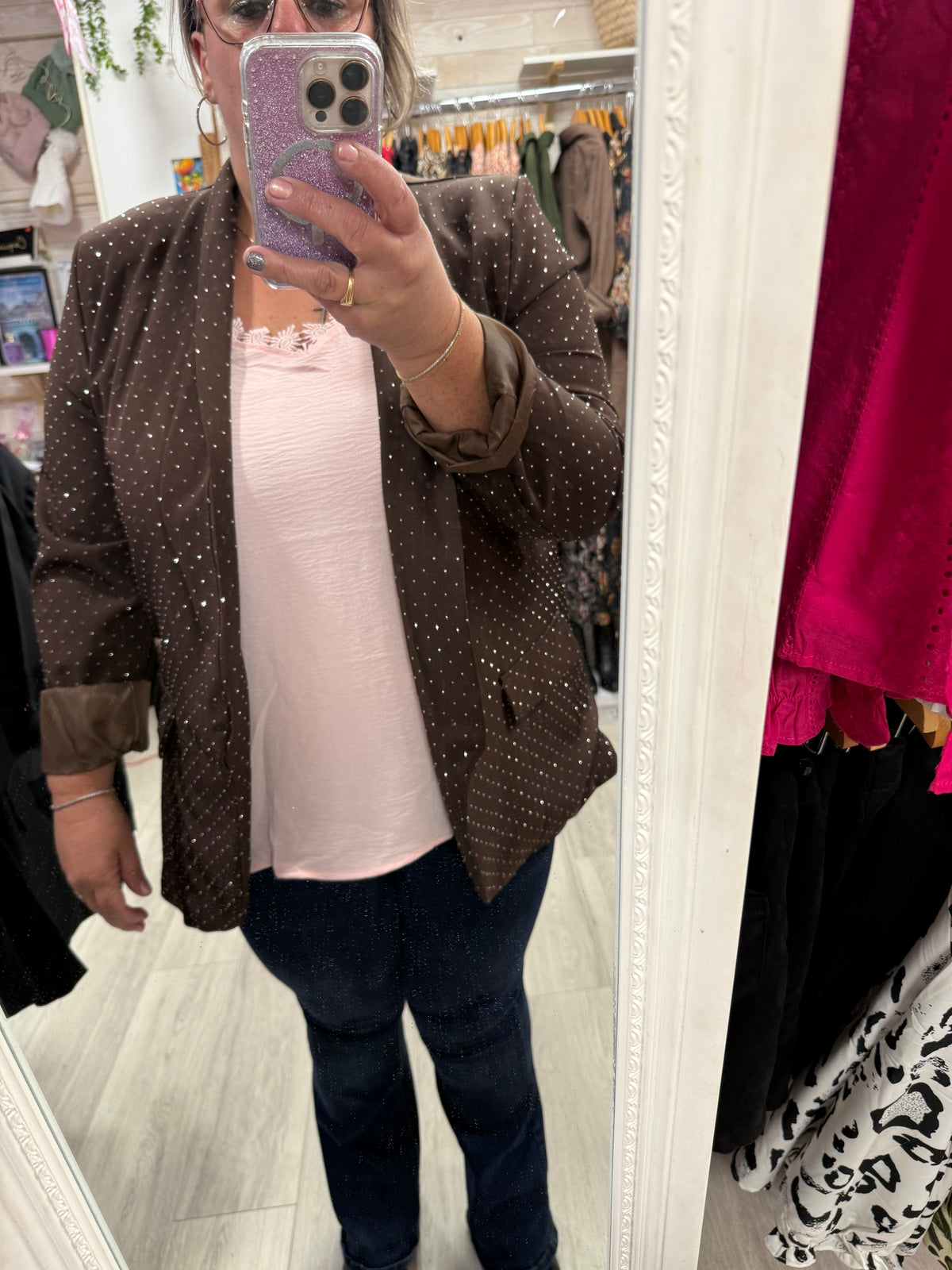 Veste à strass