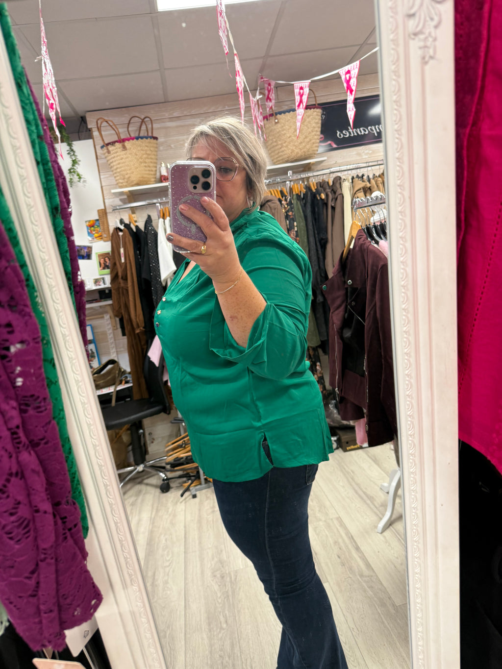 Blouse verte