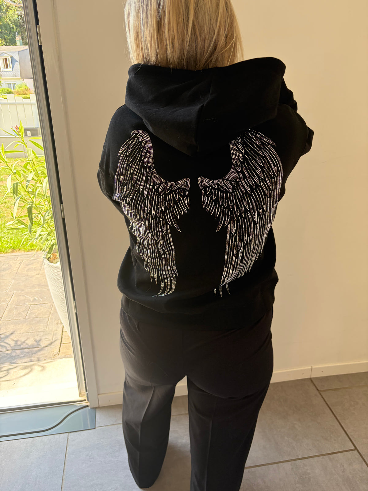 Gilet avec des ailes dans le dos