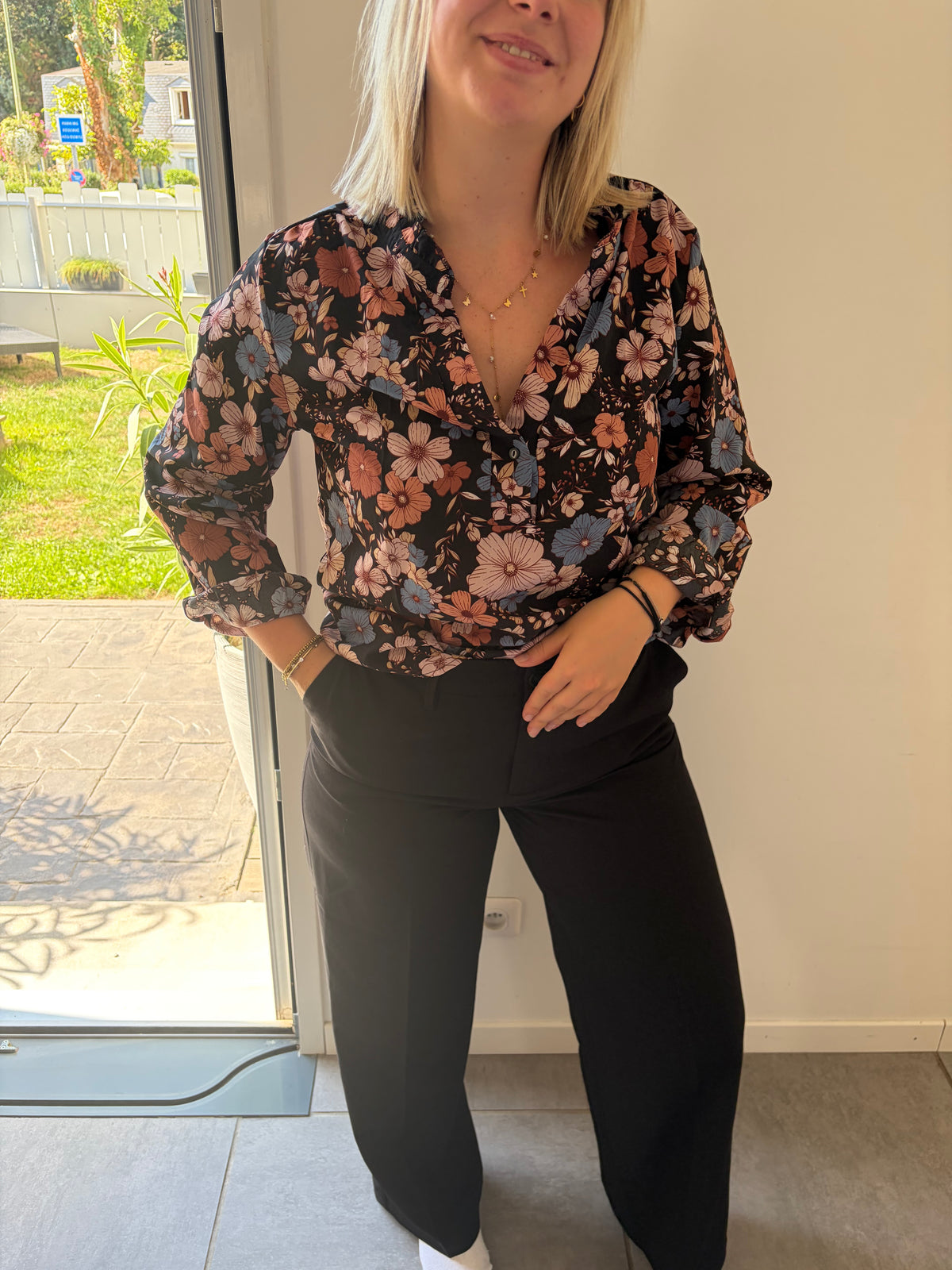 Blouse fleuri