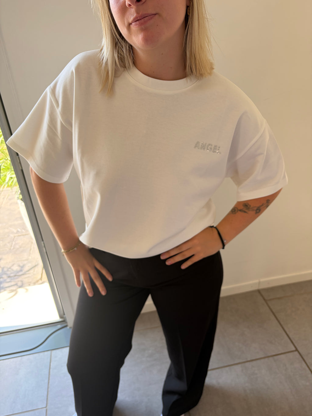 Teeshirt blanc ailes