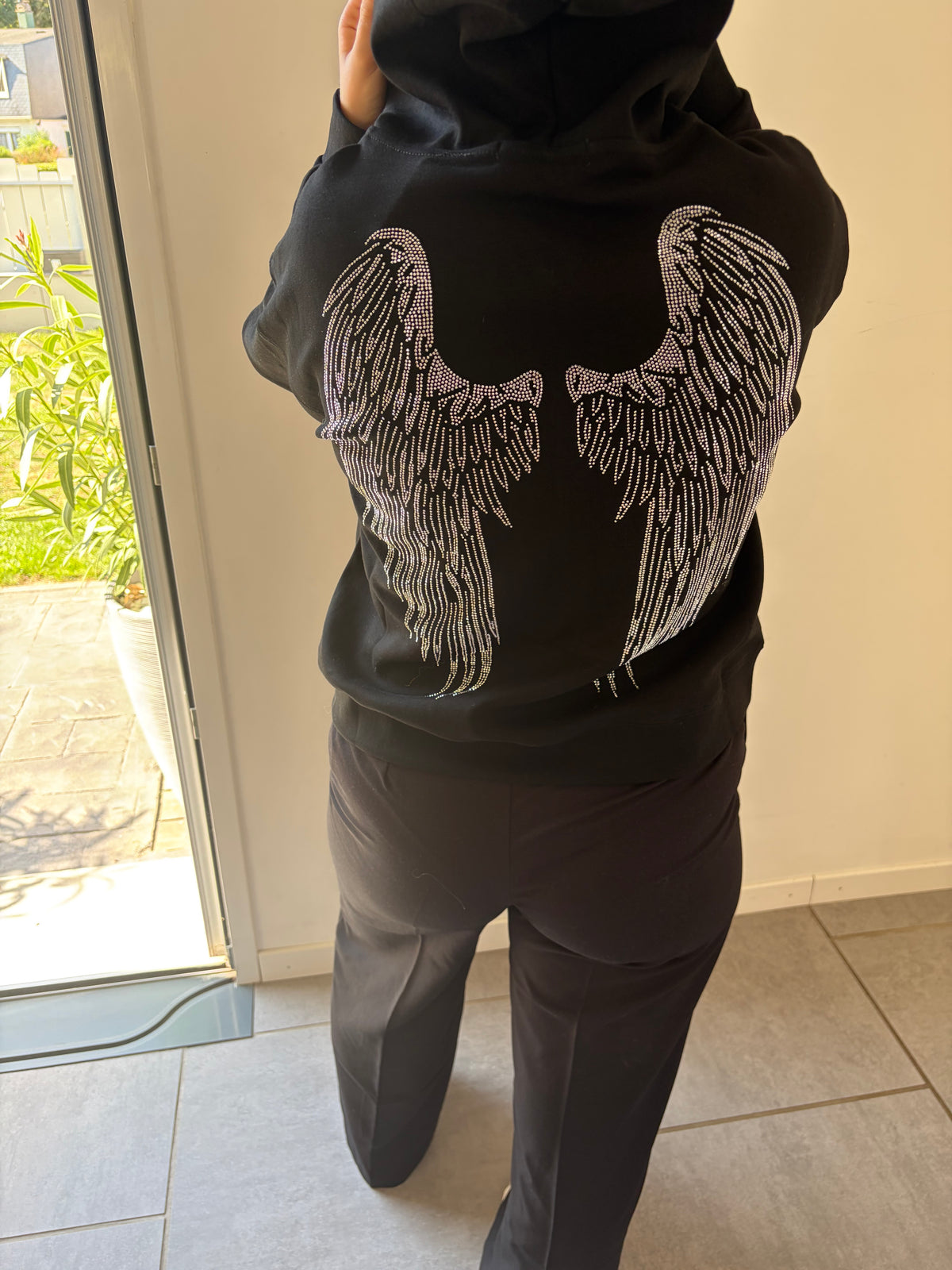 Gilet avec des ailes dans le dos