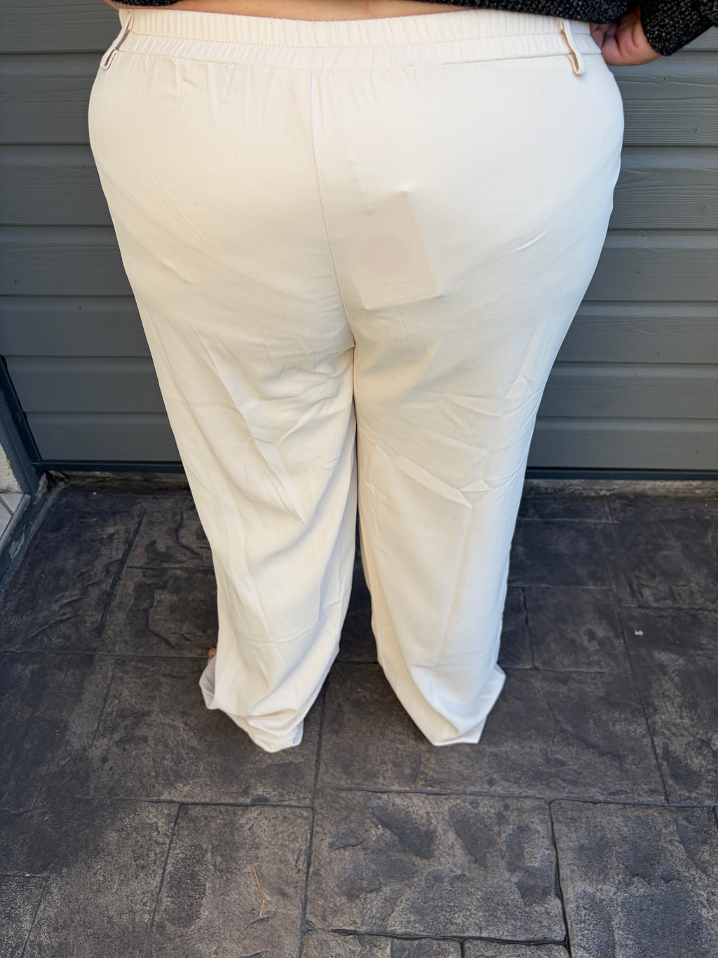 Pantalon fluide blanc