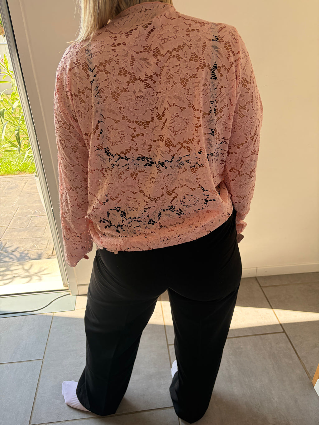 Haut dentelle taille unique