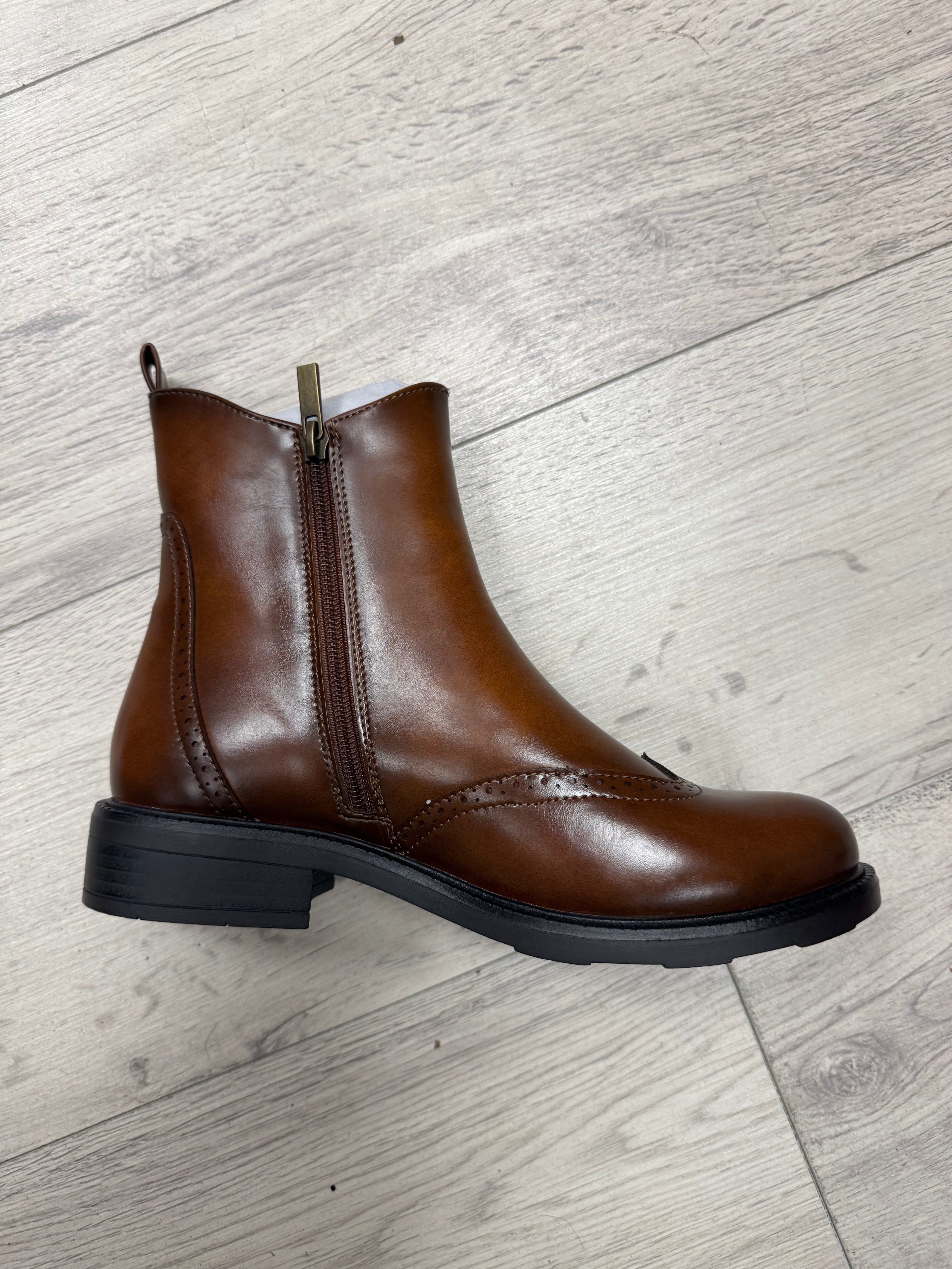 Bottines marrons