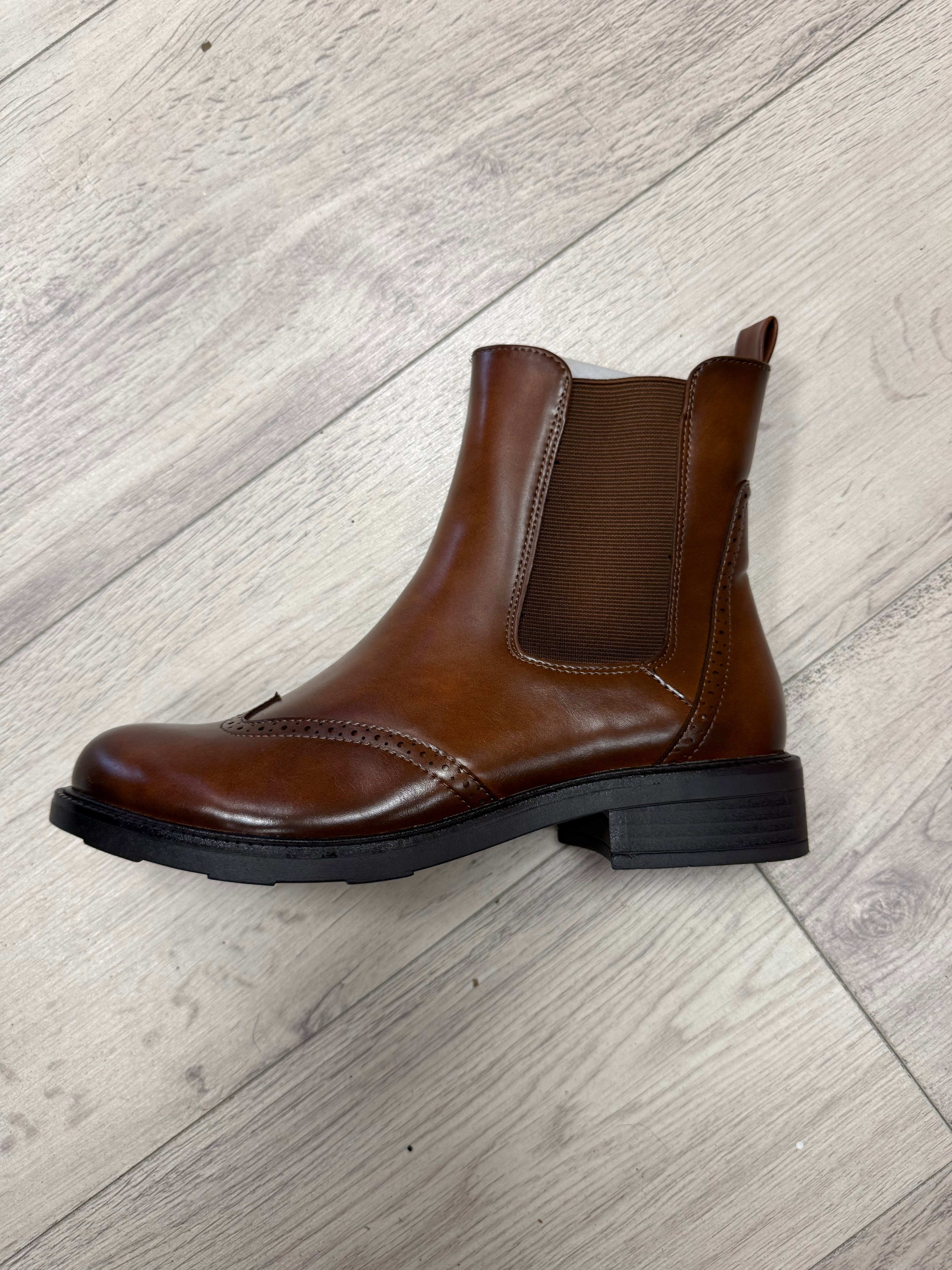 Bottines marrons
