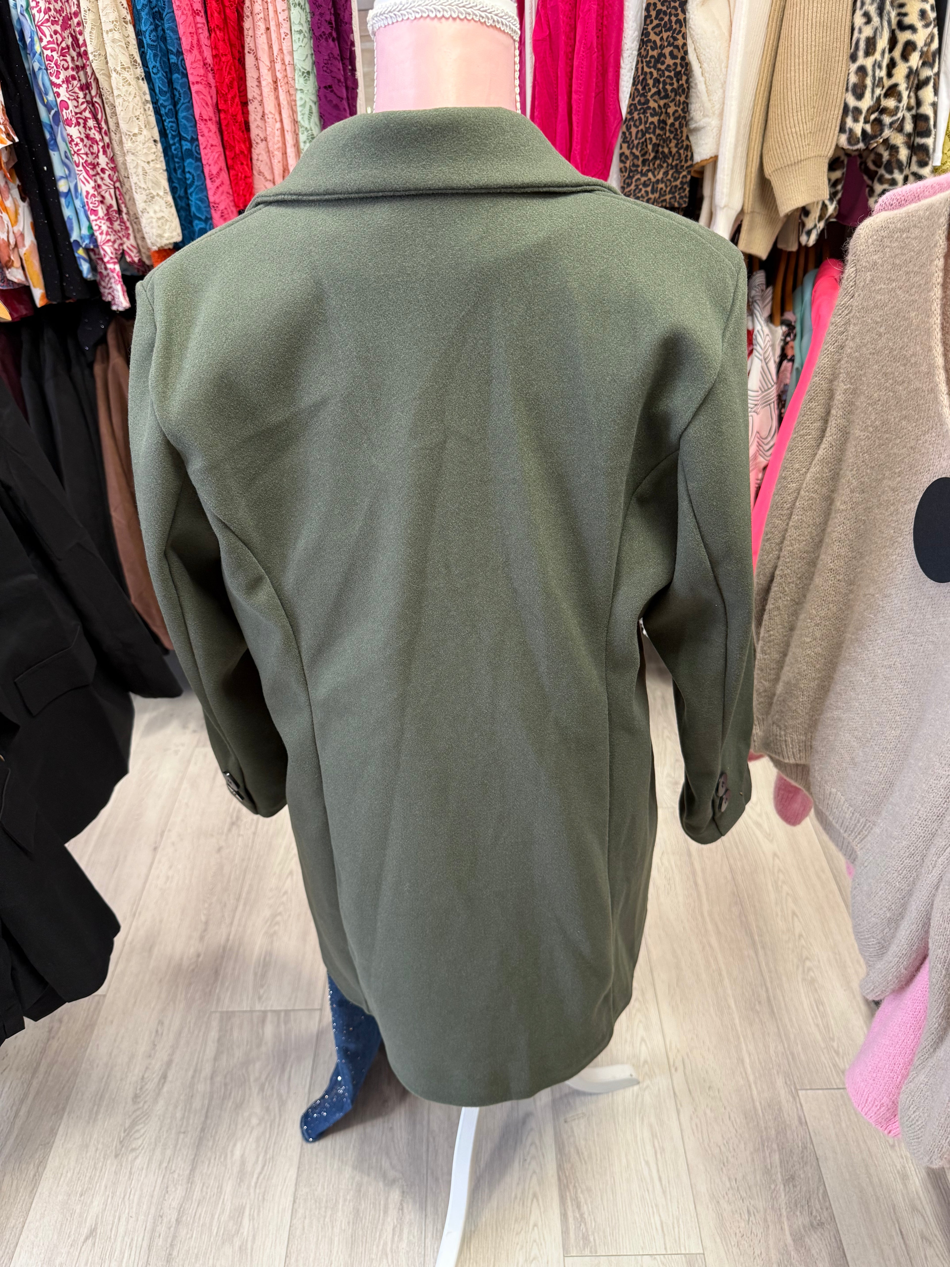 Manteau kaki