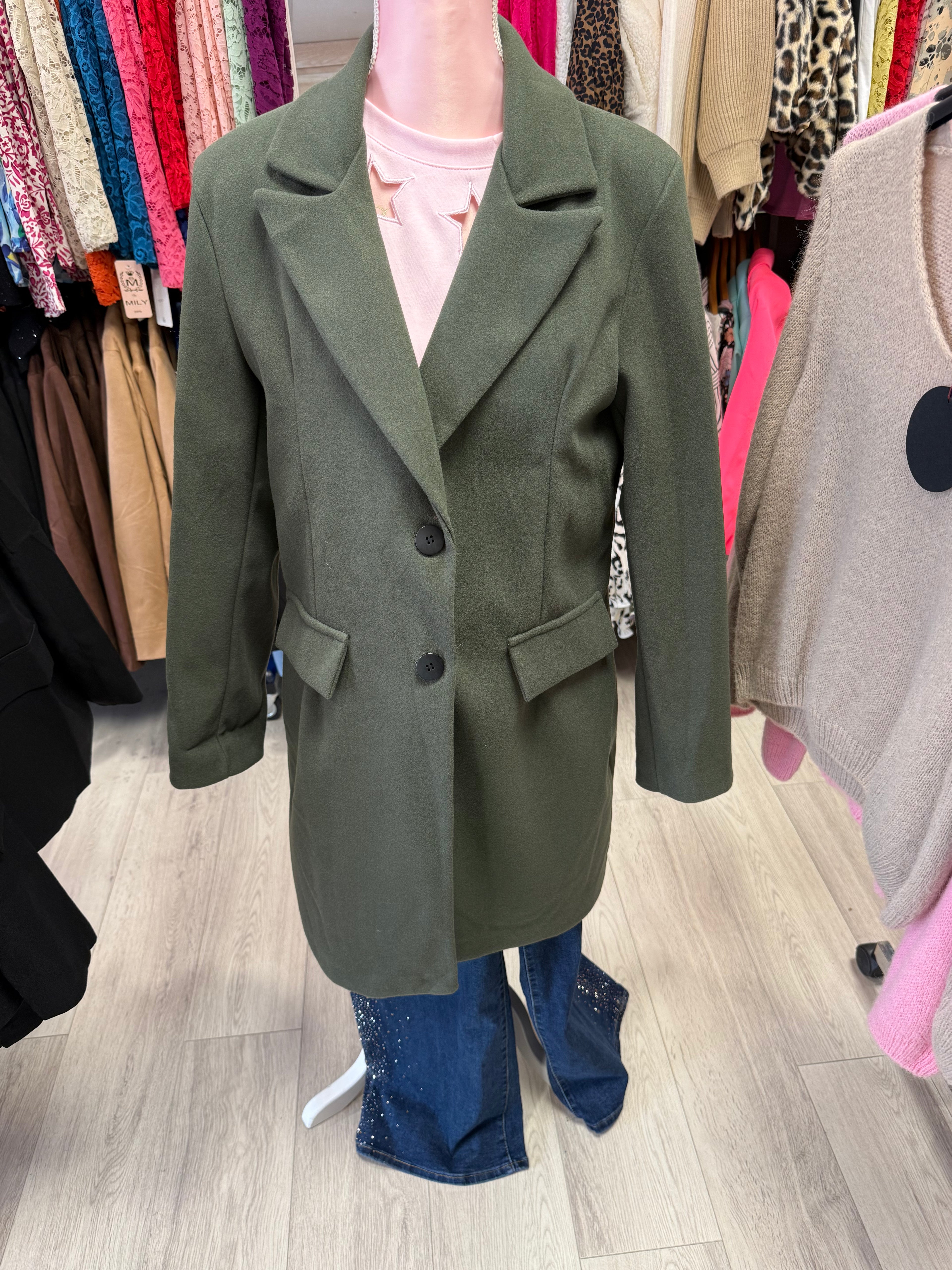 Manteau kaki