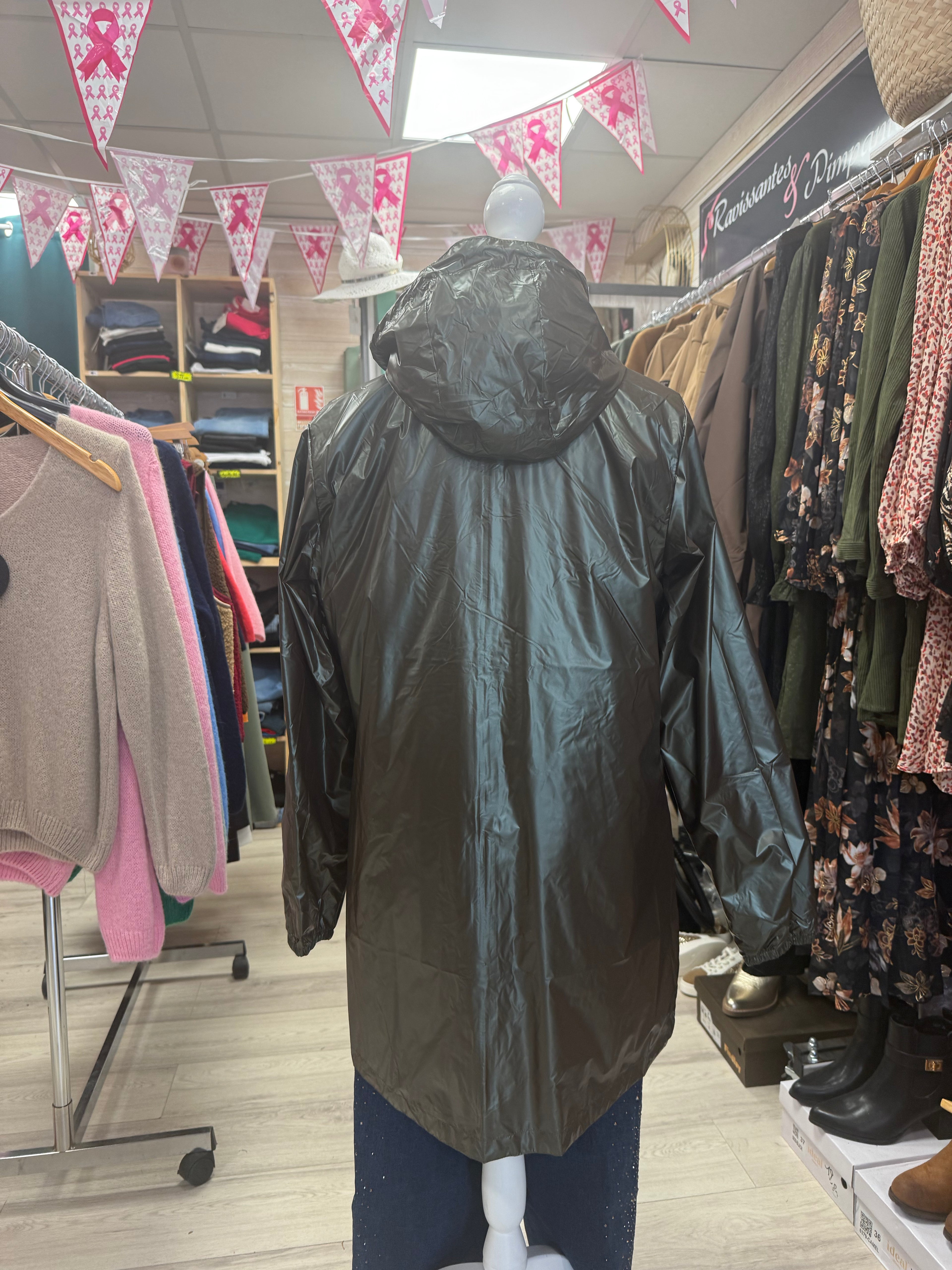 Parka waterproof Laura jo réversible kaki