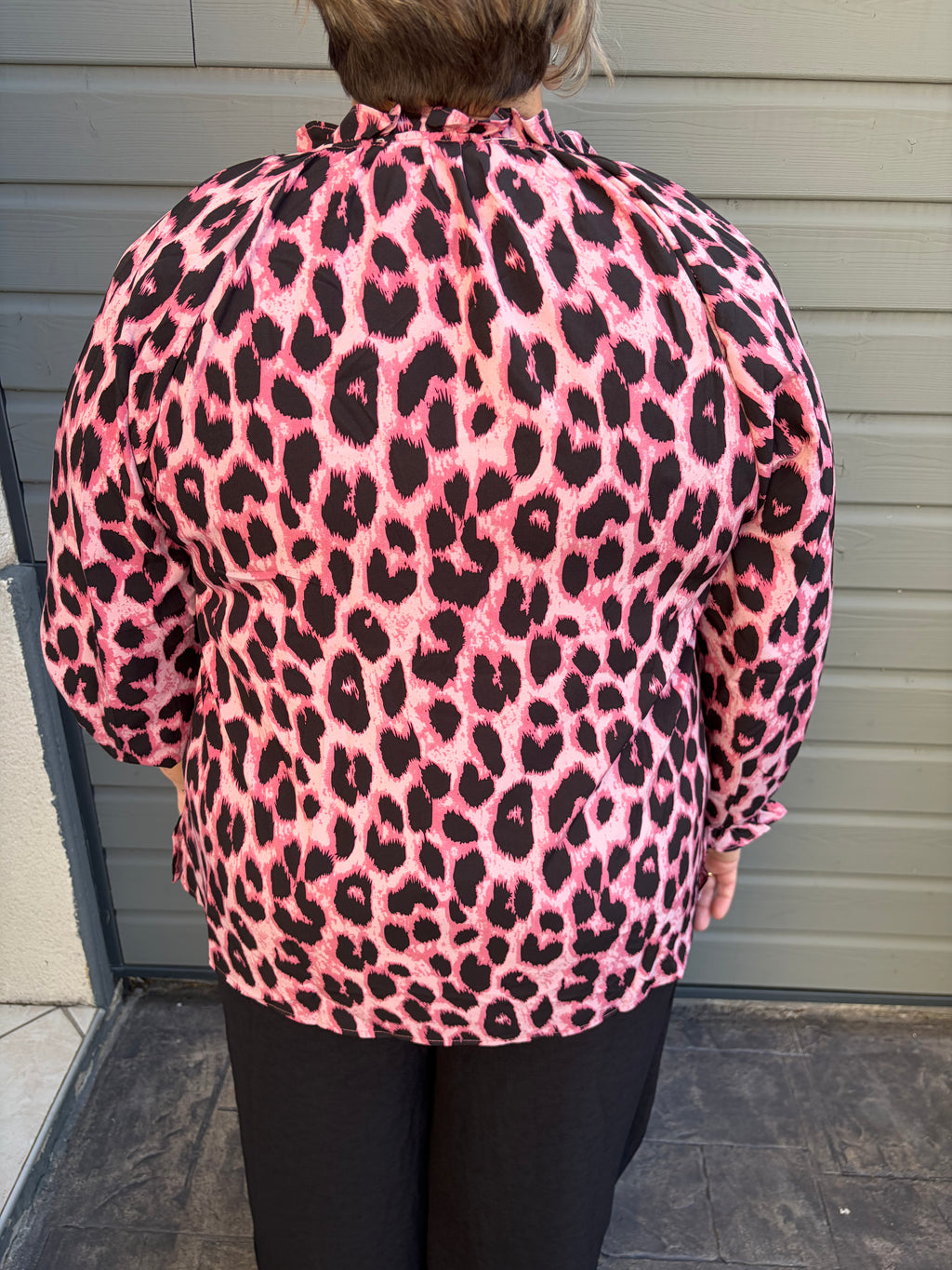 Blouse Léopard Rose